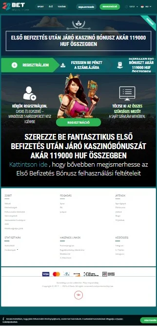 22bet Regisztrációs lépés 4