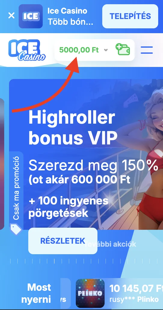 deposit ice casino step 5