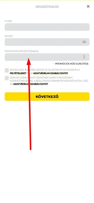 regisztacio casinoenergi lépés 6