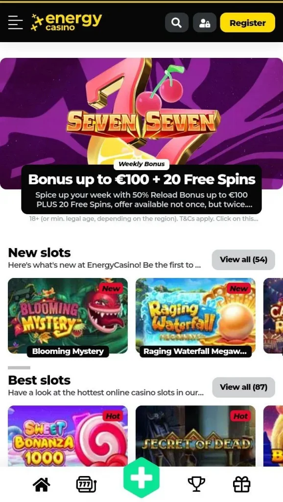 Energy Casino áttekintés