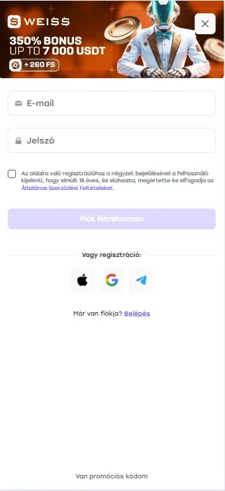 weiss. regisztráció lépései 3