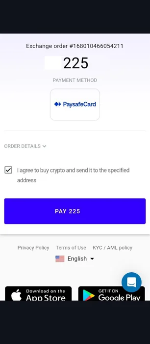 Paysafecard lépés 3