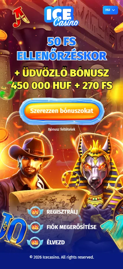 Ice Casino befizetés nélküli bónusz