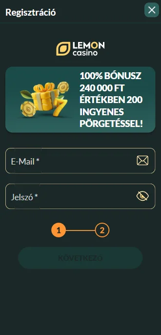Válasszon kaszinót a listánkból.