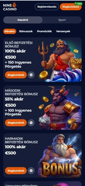 Nine Casino Promo