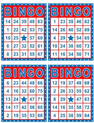 30 labdás bingo