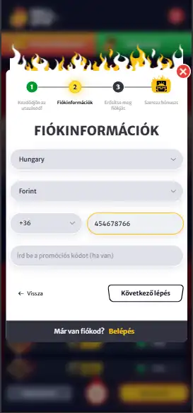 Ország, pénznem és telefonszám