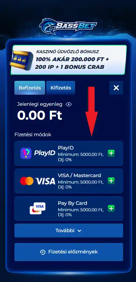 Töltsd fel az egyenlegedet